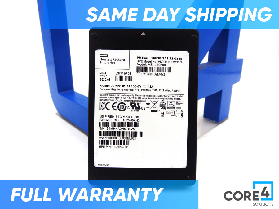 HP P02763-001 960GB SAS RI SFF SC SSD