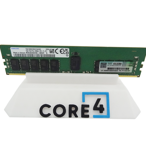 HP P11442-091 HP 16GB 1Rx4 DDR4 PC4-3200AA ECC Server RAM Memory