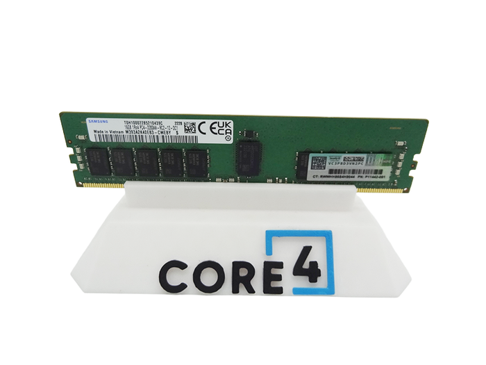 HP P11442-091 HP 16GB 1Rx4 DDR4 PC4-3200AA ECC Server RAM Memory