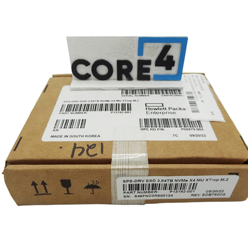 HP P13192-001 HP 3.84TB Solid State Drive (SSD) NVMe X4