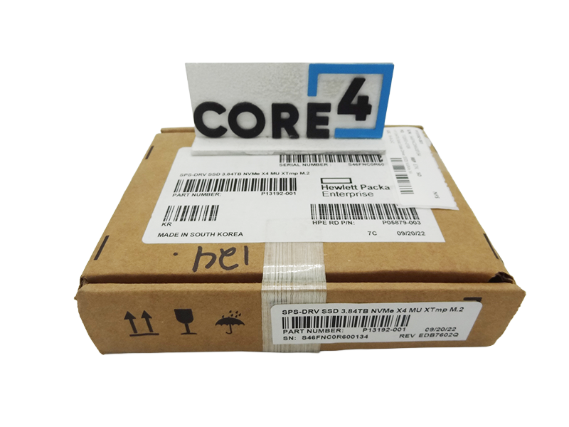 HP P13192-001 HP 3.84TB Solid State Drive (SSD) NVMe X4
