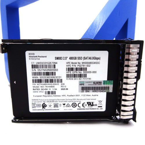 HP P18477-001 HP 480GB SATA Solid State Drive - 2.5-inch