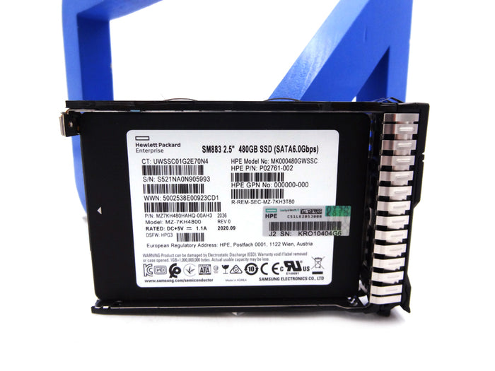 HP P18477-001 HP 480GB SATA Solid State Drive - 2.5-inch