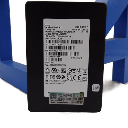 HP P19933-002 HPE 480G SATA 6G RI SSD-Mic
