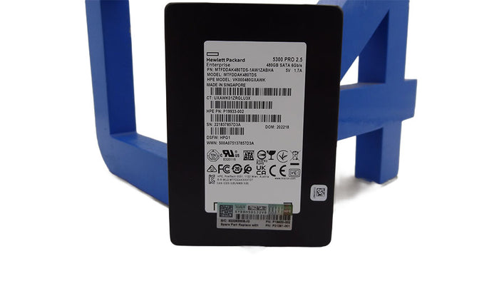 HP P19933-002 HPE 480G SATA 6G RI SSD-Mic