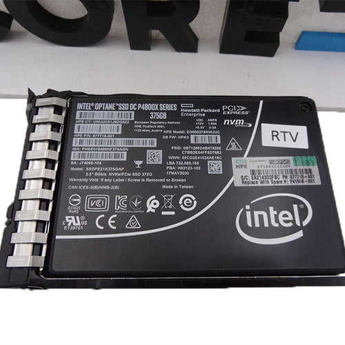 HP P40552-B21 HPE 375GB NVMe Gen3 High Performance Low Latency SSD