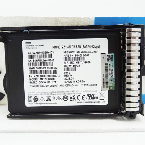 HP P48134-001 HPE 480GB SATA 6G RI SFF SC PM893 SSD
