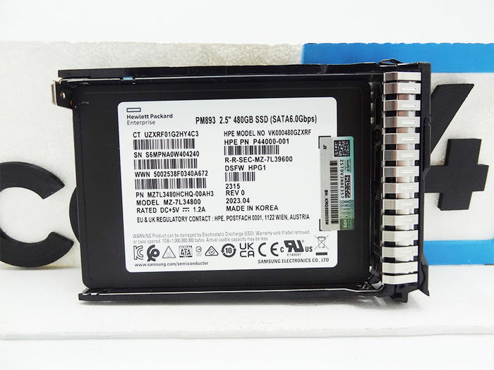 HP P48134-001 HPE 480GB SATA 6G RI SFF SC PM893 SSD