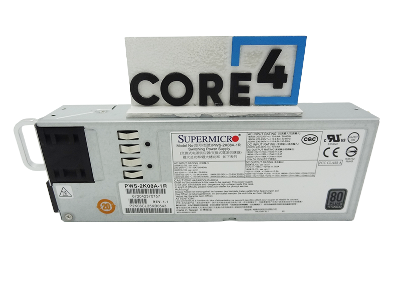SUPERMICRO PWS-2K08A-1R SUPERMICRO 2000W HOT PLUG POWER SUPPLY