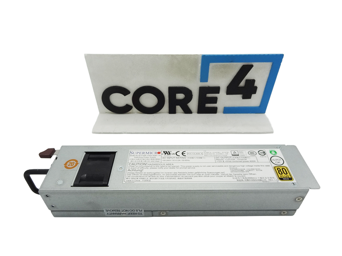 SUPERMICRO PWS-406P-1R 400W 1U REDUNDANT POWER SUPPLY