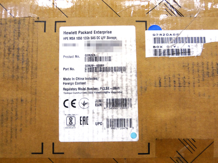 HP Q2R20A MSA 1050 12GB SAS DC LFF SAN ARRAY