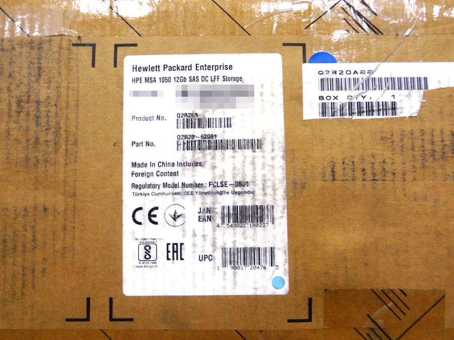 HP Q2R20A MSA 1050 12GB SAS DC LFF SAN ARRAY