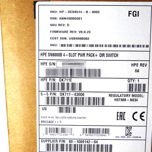 HP QK711E STOREFABRIC SN8000B POWER PACK *New Sealed*