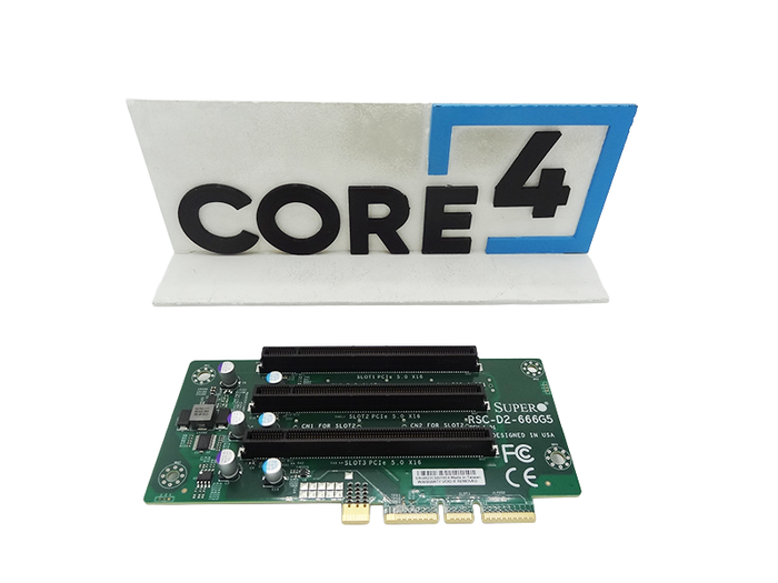 SUPERMICRO RSC-D2-666G5 2U LHS DCO Riser card with three PCI-E 5.0 x16slotsHFRoH