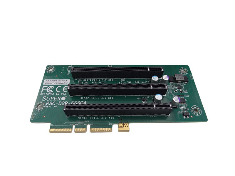 SUPERMICRO RSC-D2R-666G4 2U RHS DCO Riser card with three PCI-E 4.0 x16slotsHFRoH