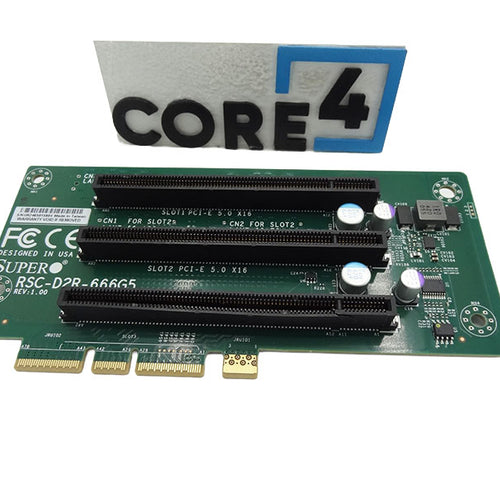 SUPERMICRO RSC-D2R-666G5 2U RHS DCO Riser card with three PCI-E 5.0 x16slotsHFRoH