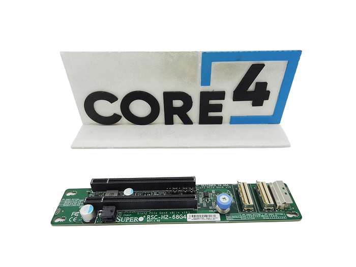 SUPERMICRO RSC-H2-68G4 2U horizontal left-hand side PCIe Gen 4 Hyper Riser card