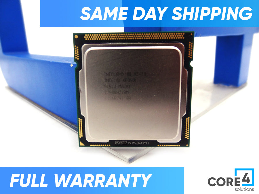 INTEL SLBLJ XEON QUAD-CORE X3430 2.4GHZ 512KB L2 CACHE 8MB L3 CACHE 2.5GT/S DMI SOCKET LGA-1156 45NM 95W PROCESSOR ONLY