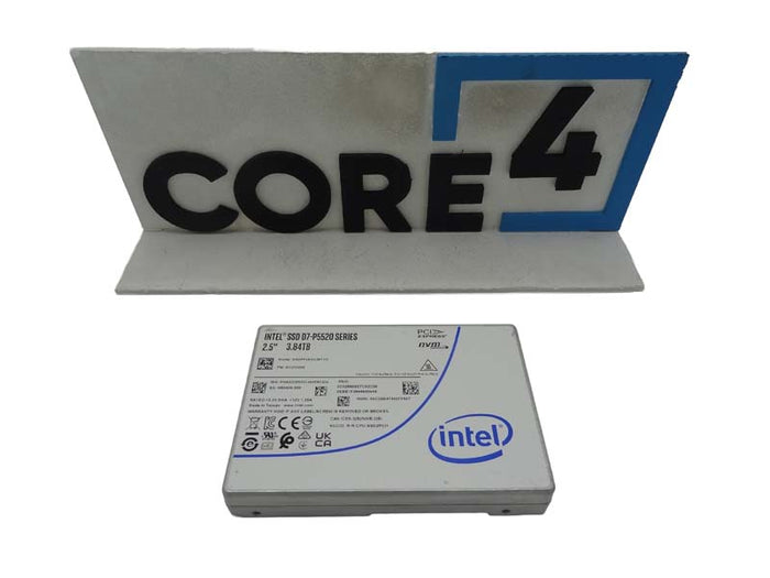 INTEL SSDPF2KX038T1O 3.84TB NVME GEN4 U.2 D7-P5520 3D4 TLC 2.5 SSD