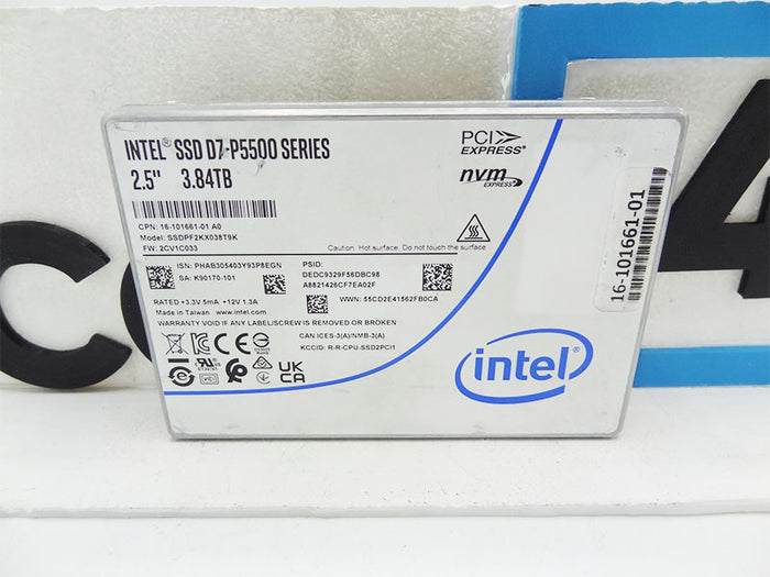 INTEL SSDPF2KX038T9K Intel D7 P5500 2.5 U.2 PCIe NVMe SSD 3.84TB