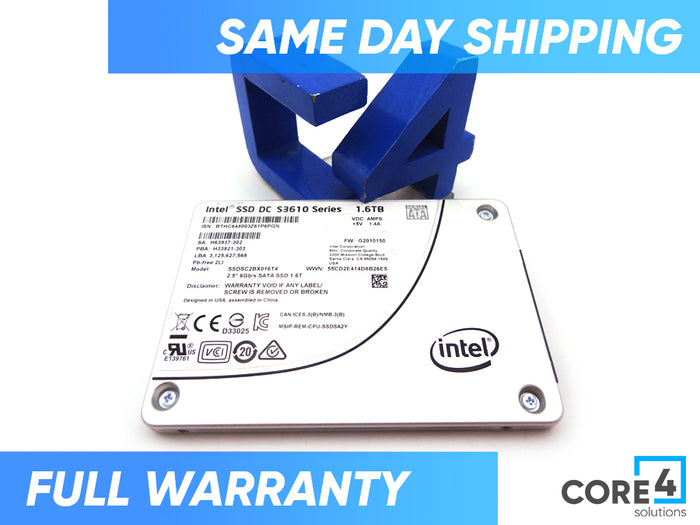INTEL SSDSC2BX016T4 1.6TB S3610 2.5 SATA 6GBPS SSD
