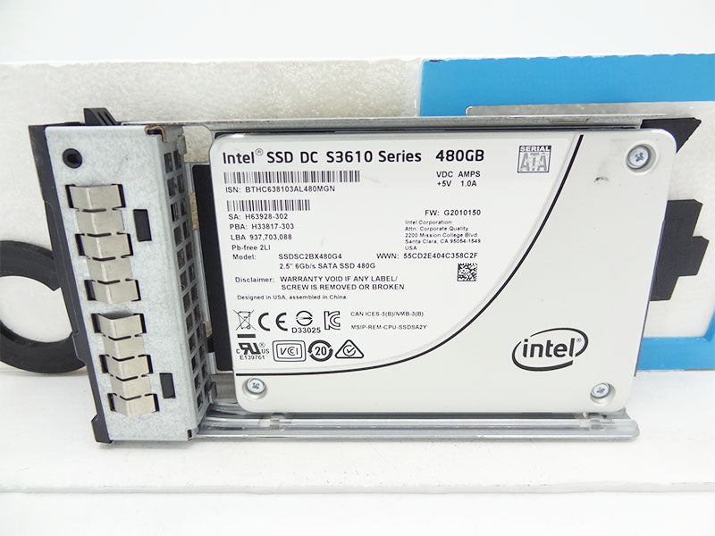 DELL SSDSC2BX480G4 480GB SATA S3610 DC 6GBPS 2.5 SSD