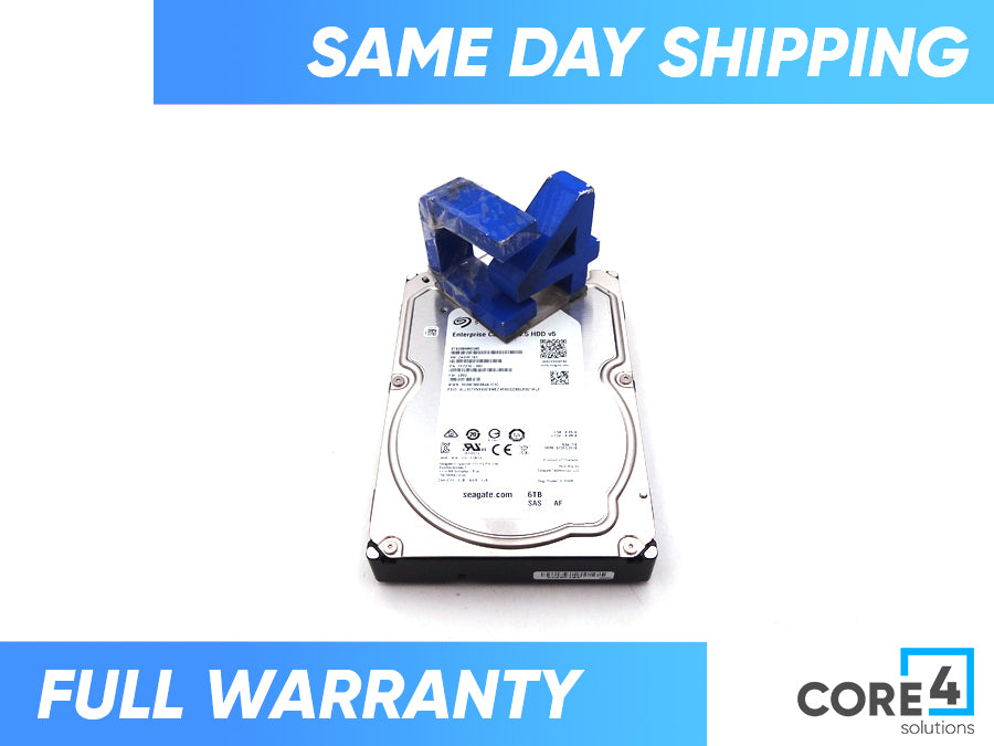 SEAGATE ST6000NM0095 6TB 7.2K SAS 3.5" 12GBPS HDD - SHIPS TODAY