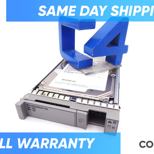 CISCO UCS-HDD900G12F106 900GB 12G SAS 10K 2.5 SFF DRIVE