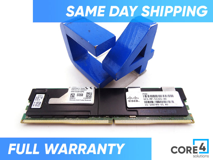CISCO UCS-MP-512GS-A0 INTEL OPTANE DC PERSISTENT MEMORY, 512GB, 2666MHZ
