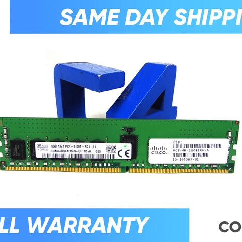 CISCO UCS-MR-1X081RV-A 8GB DDR4 SDRAM MEMORY MODULEM