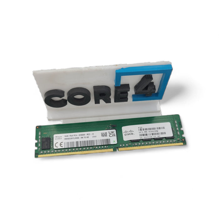 CISCO UCS-MR-X16G1RW 16GB 1RX4 PC4- 3200A Memory UCS-MR-X16G1RW
