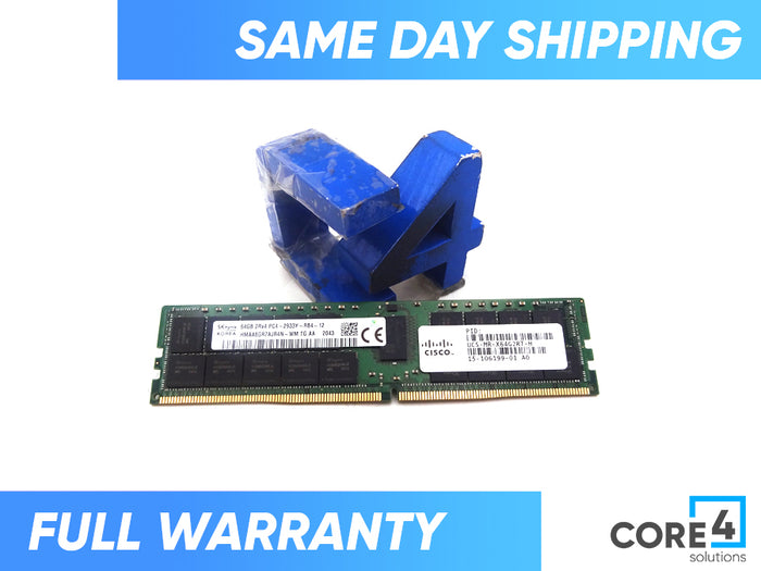 CISCO UCS-MR-X64G2RT-H 64GB DDR4-2933-MHZ RDIMM/2RX4/1.2V