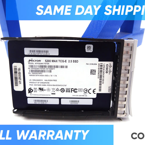 CISCO UCS-SD16TM1X-EV 1.60 TB SOLID STATE D68-10141
