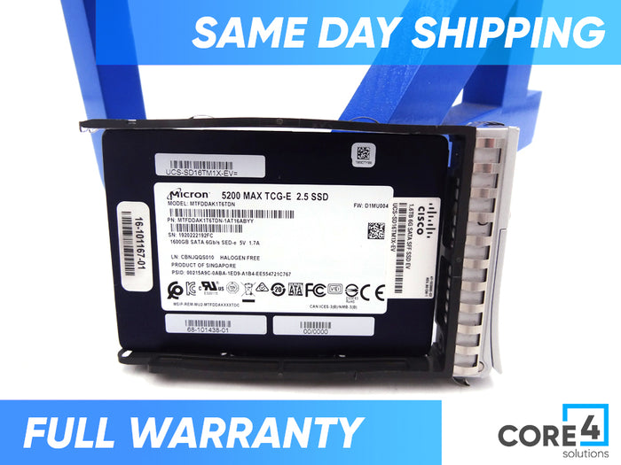 CISCO UCS-SD16TM1X-EV 1.60 TB SOLID STATE D68-10141