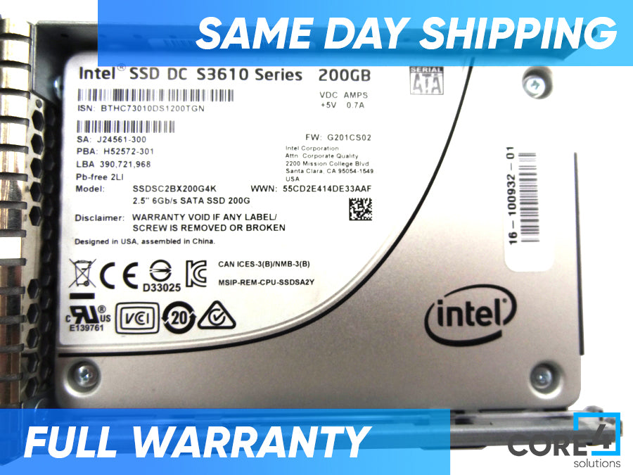 CISCO UCS-SD200G12S3-EP UCS 200GB SSD SFF EP 12GB