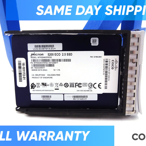 CISCO UCS-SD38TM1X-EV 5100 3.80 TB SOLID STATE DRIVE