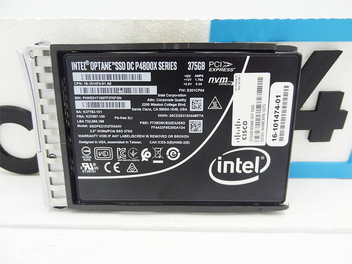 CISCO UCSC-NVMEXPB-I375 Intel Optane P4800X 375gb SSDPE21K375GAW Cisco