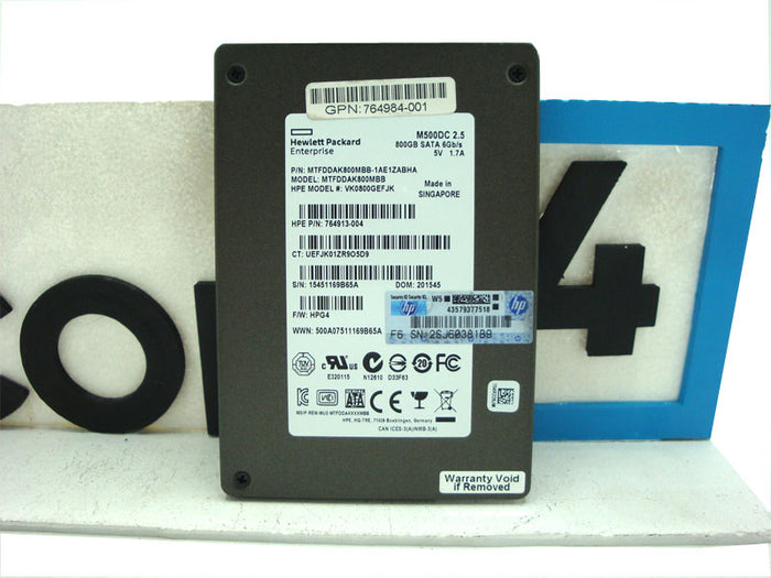 HP VK0800GEFJK HP 800GB 6G SATA 2.5 SSD SC HDD
