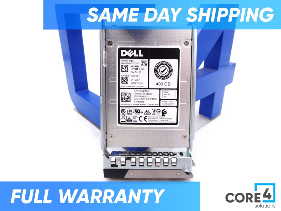 DELL VKT80 400GB 2.5 SATA 6GBS MLC SSD