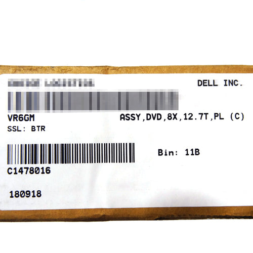 DELL VR6GM PRECISION T3600 SLIMLINE SATA DVD