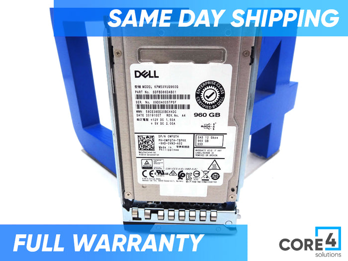 DELL WFGTH 960GB SSD SAS 2.5 12G MU