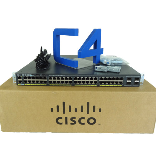 CISCO WS-C2960X-48LPS-L 48 PORT 10/100/1000 POE+ GE+4 SFP
