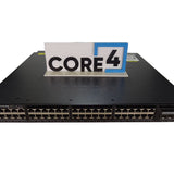 CISCO WS-C3650-48PQ-S Cisco Catalyst 3650 48 Port PoE 4x10G Uplink IP Base