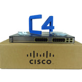 CISCO WS-C3750G-24TS-S1U CATALYST 3750G-24TS-S1U - SWITCH - 24 PORTS WITH 4 SFP -SMI 1U( CUT FACEPLATE). REFURBISHED