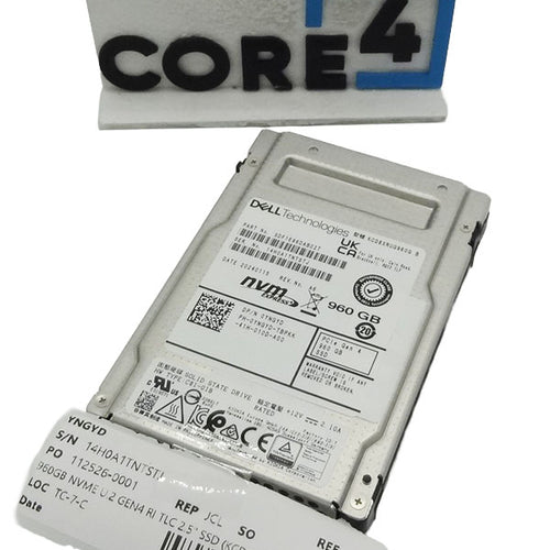 DELL YNGYD 960GB NVME U.2 GEN4 RI TLC 2.5 SSD (KCD8XRUG960G)