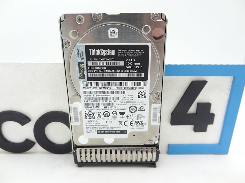 LENOVO 01GV183 Lenovo 2.4TB 10K 12G SFF SAS 512e