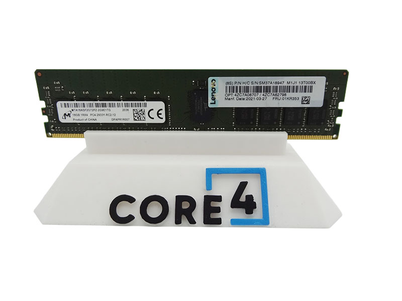 LENOVO 01KR353 LENOVO 16GB (116GB) 1RX4 PC4-23400Y-R DDR4-2933MHZ RDIMM