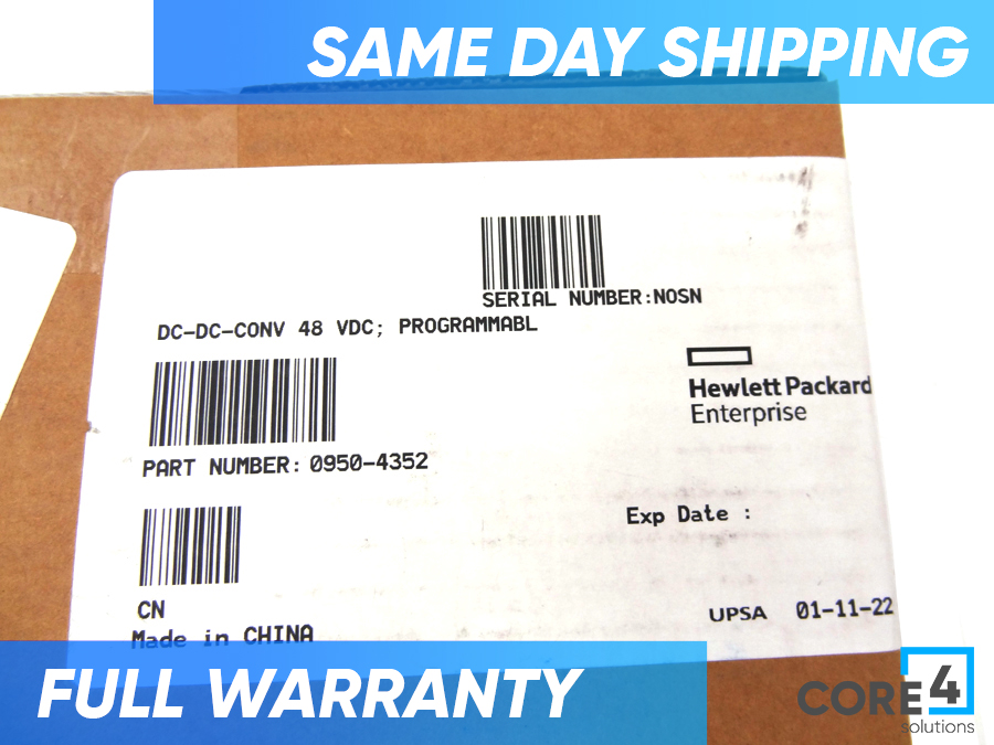 HP 0950-4352 DC-DC-CONV 48 VDC; PROGRAMMABLE-OUTPUT *New Bulk*