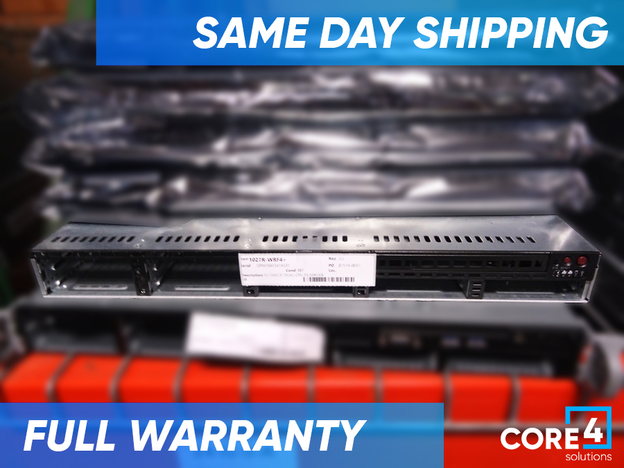 SUPERMICRO 1027R-WRF4+ 1U 10X2.5 DUAL CPU E5 SERVER