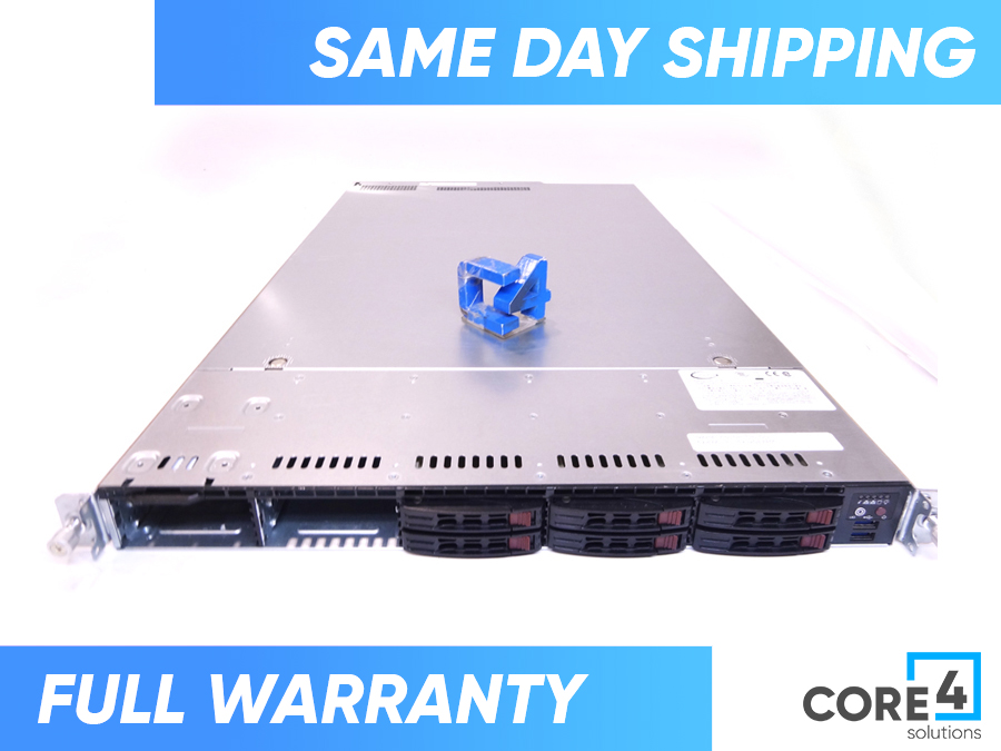 SUPERMICRO 1028U-E1CRTP+ E5-2600 v3/v4 x10 1U RACKMOUNT SERVER CHASSIS
